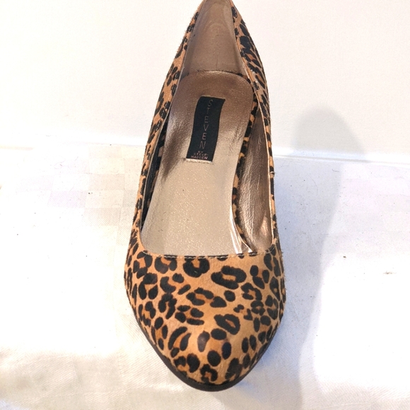 Leather leopard wedges by Steve Madden - Picture 7 of 12